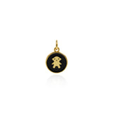 Personalized Jewellery-Exquisite Enamel Bear Pendant-DIY Jewelry Making   11.5mm