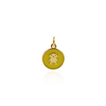 Personalized Jewellery-Exquisite Enamel Bear Pendant-DIY Jewelry Making   11.5mm