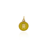 Personalized Jewellery-Exquisite Enamel Bear Pendant-DIY Jewelry Making   11.5mm