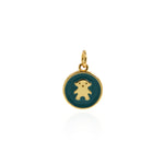 Personalized Jewellery-Exquisite Enamel Bear Pendant-DIY Jewelry Making   11.5mm