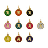 Personalized Jewellery-Exquisite Enamel Bear Pendant-DIY Jewelry Making   11.5mm