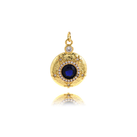 Classic Star Round Pendant For Summer Jewelry 14.5mm