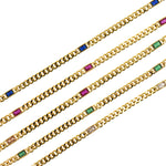 Simple Rectangular Oval Chain Links,Gold Chain,DIY Necklace Chain 4.5m