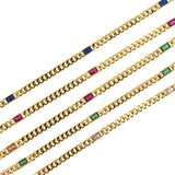 Simple Rectangular Oval Chain Links,Gold Chain,DIY Necklace Chain 4.5m