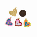 Classic Heart Pendant For Simple Jewelry Making 22x20mm