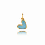Dainty Heart Pendant For Simple Summer Jewelry9x8mm