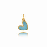 Dainty Heart Pendant For Simple Summer Jewelry9x8mm