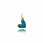 Dainty Heart Pendant For Simple Summer Jewelry9x8mm