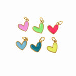 Dainty Heart Pendant For Simple Summer Jewelry9x8mm