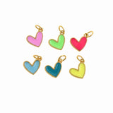 Dainty Heart Pendant For Simple Summer Jewelry9x8mm