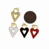 Multicolor Heart Pendant For GirlFriend's Gifts 22x14.5mm