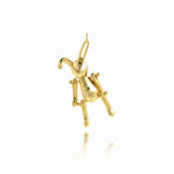 Cartoon Rabbit Pendant For Lovely Accessories 42x19mm