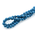 Gemstone Blue Turquoise Loose Beads for DIY Bracelet Making 6mm 8mm 10mm - BestBeaded