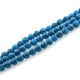 Gemstone Blue Turquoise Loose Beads for DIY Bracelet Making 6mm 8mm 10mm - BestBeaded