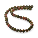 Unakite Stone Beads,Smooth Gemstone Bracelet Charm 6mm 8mm 10mm - BestBeaded