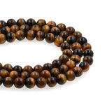 Smooth Tiger Eye Beads,Gemstone Loose Beads 6mm 8mm 10mm - BestBeaded
