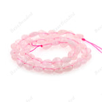 Heart Rose Quartz Beads,Natural Pink Heart Crystal Jewelry,Gemstone Loose Beads,DIY Accessories 10mm - BestBeaded