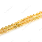 Citrine Beads,Natural Crystal Stone Mala Beads,Gemstone Bracelet Charm,DIY Handmade Design - BestBeaded