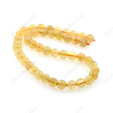 Citrine Beads,Natural Crystal Stone Mala Beads,Gemstone Bracelet Charm,DIY Handmade Design - BestBeaded