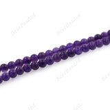 Natural Amethyst Beads,Round Purple Crystal Loose Gemstone Bead,Original Jewelry Findings 4-12mm - BestBeaded