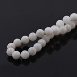 Natural White Moonstone Beads,Smooth Gemstone Loose Beads - BestBeaded