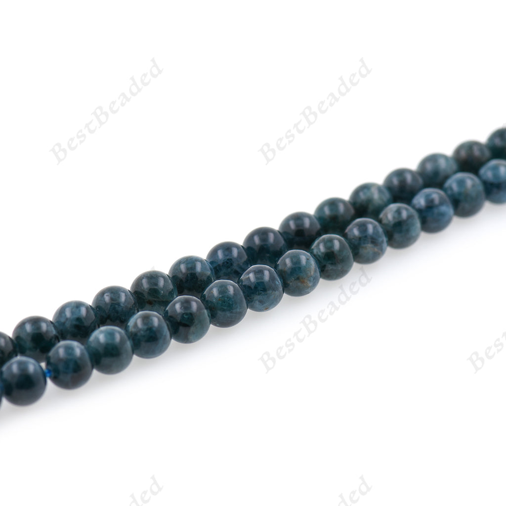 High Quality Apatite 6mm Heishi Beads, (pkg of 15 beads)