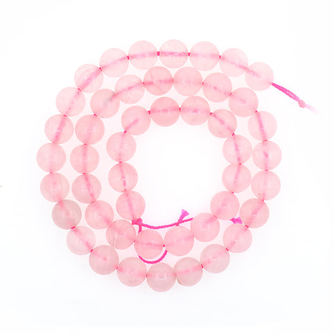Rose Quartz Beads,Pink Healing Crystal Loose Beads - BestBeaded