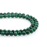 Malachite Loose Beads Green Stone Gemstone Bracelet Spacers - BestBeaded