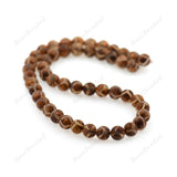 Round Tibetan Natural DZI Agate Beads Full Strand Gemstone Bead - BestBeaded